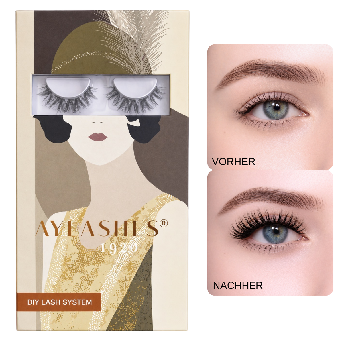 Pre-Cut Lash Cluster anbringen: Schritt für Schritt