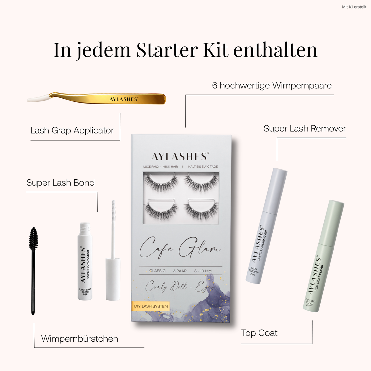 CAFE GLAM STARTER KIT (8mm-10mm)