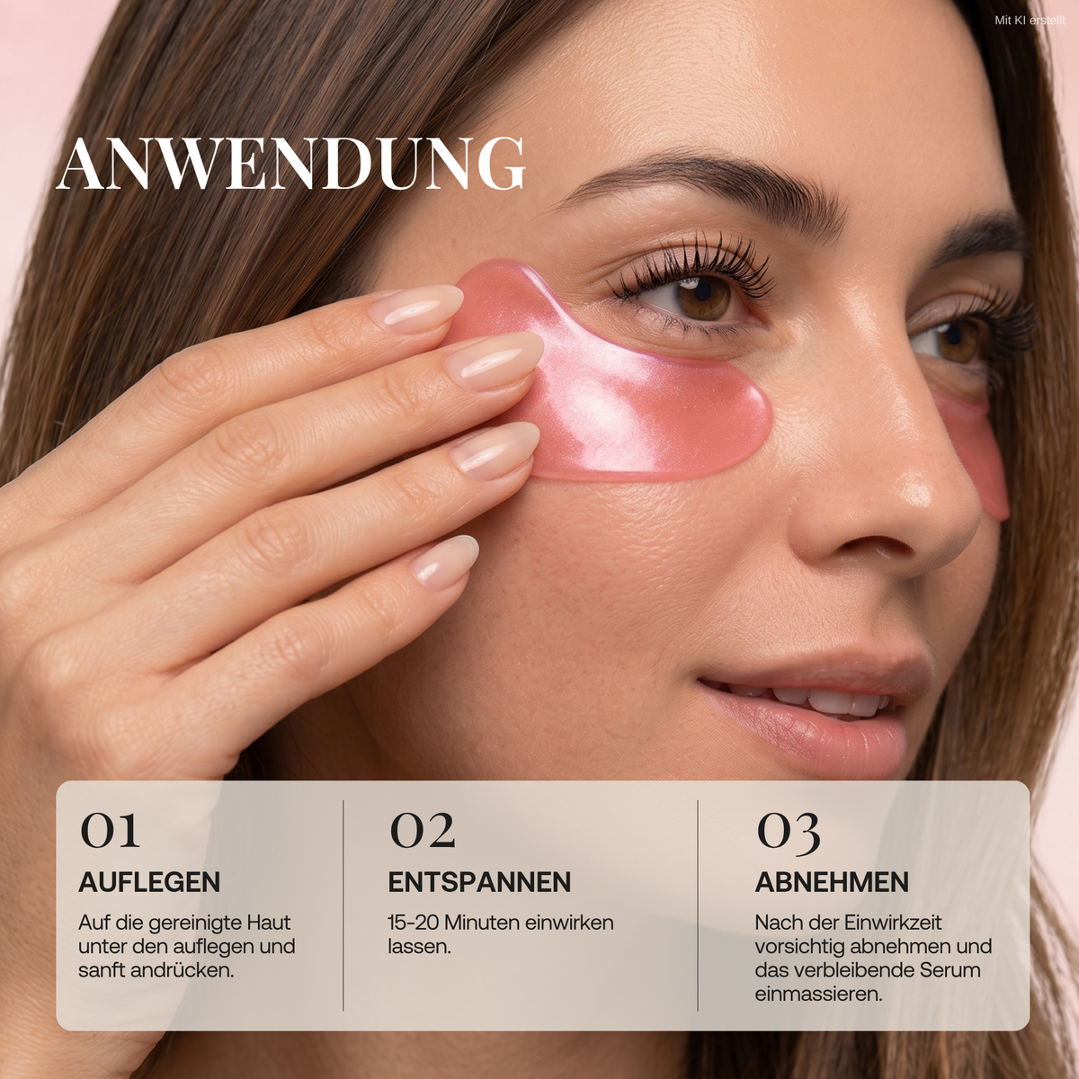 PINK GLOW HYDROGEL EYE PATCHES PEPTIDE+