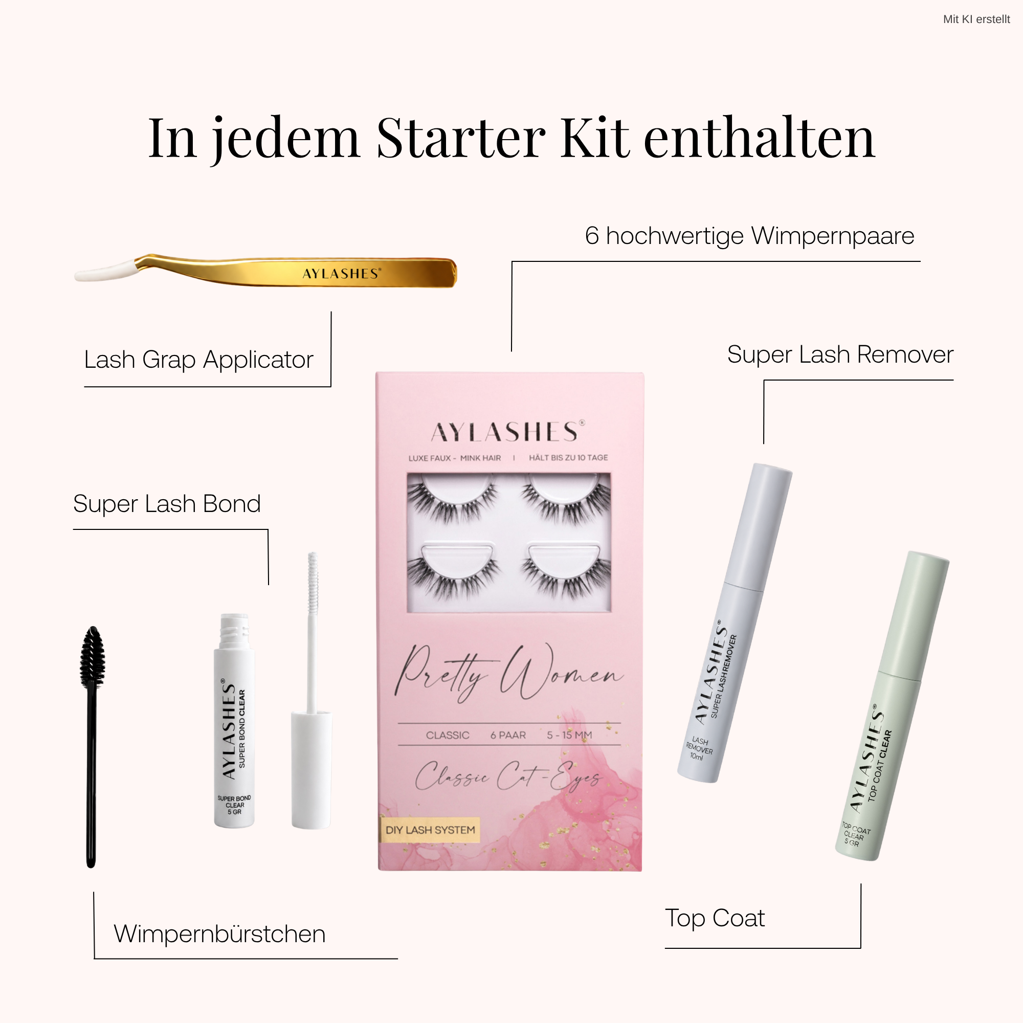PRETTY WOMEN STARTER KIT (5mm-15mm)