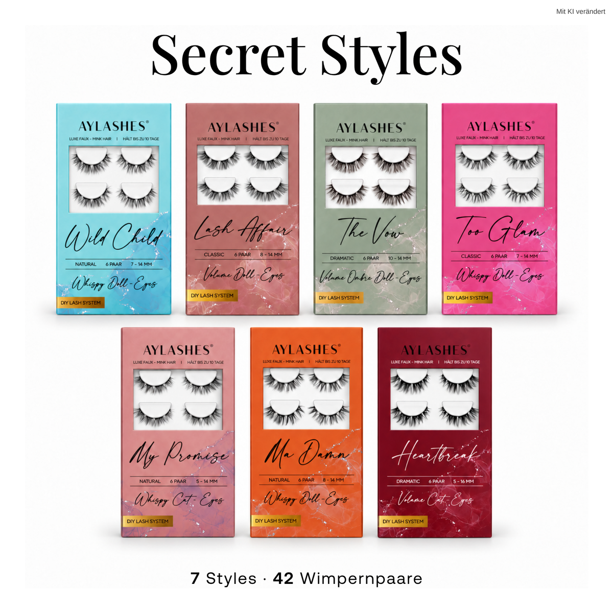 SECRET STYLES KOMPLETTSET (7 MAXI-BOXEN)