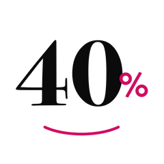 Ab 40 %